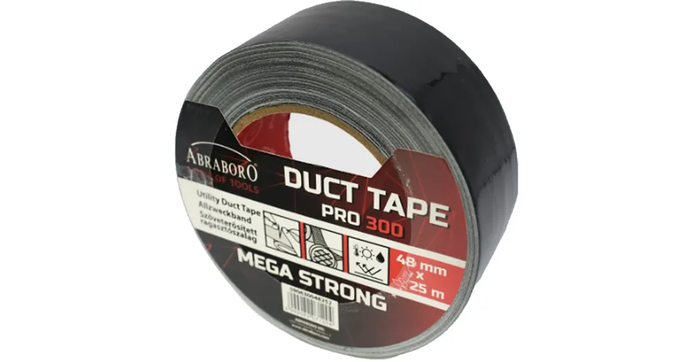 SZÖVET RAGASZTÓSZALAG FEKETE 25M*48mm EXTRA ERŐS IMPORT Kiárusítás