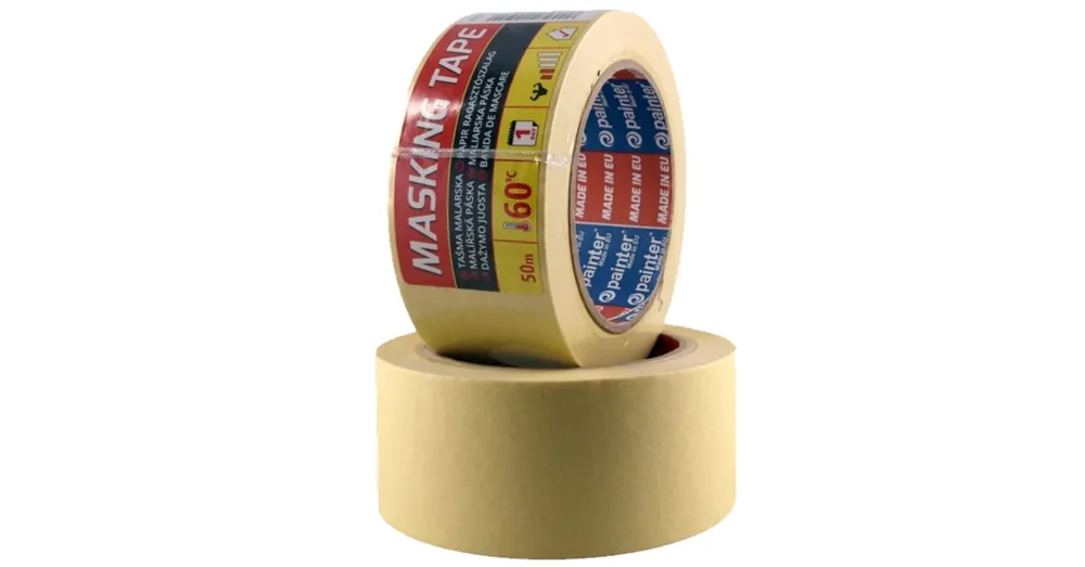 KITAKARÓ SZALAG 19mm*50M KREPP SÁRGA FESTŐSZALAG PAINTER TAS0590 Expressz szállítás