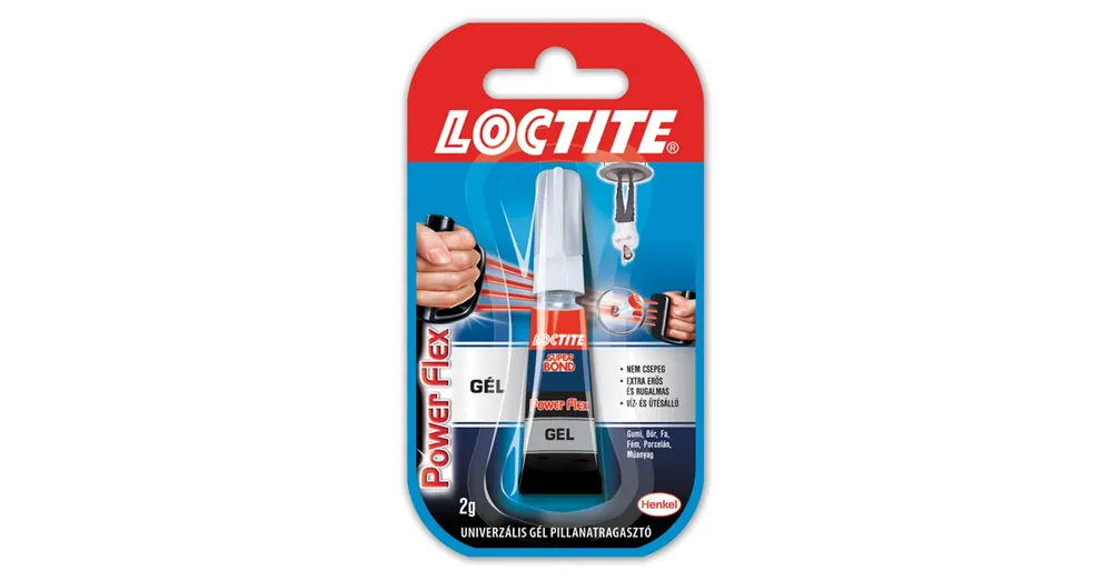 RAGASZTÓ PILLANAT 2GR SUPER BOND GÉL - POWER FLEX LOCTITE PHRLO02-225007 Azonnal elérhető