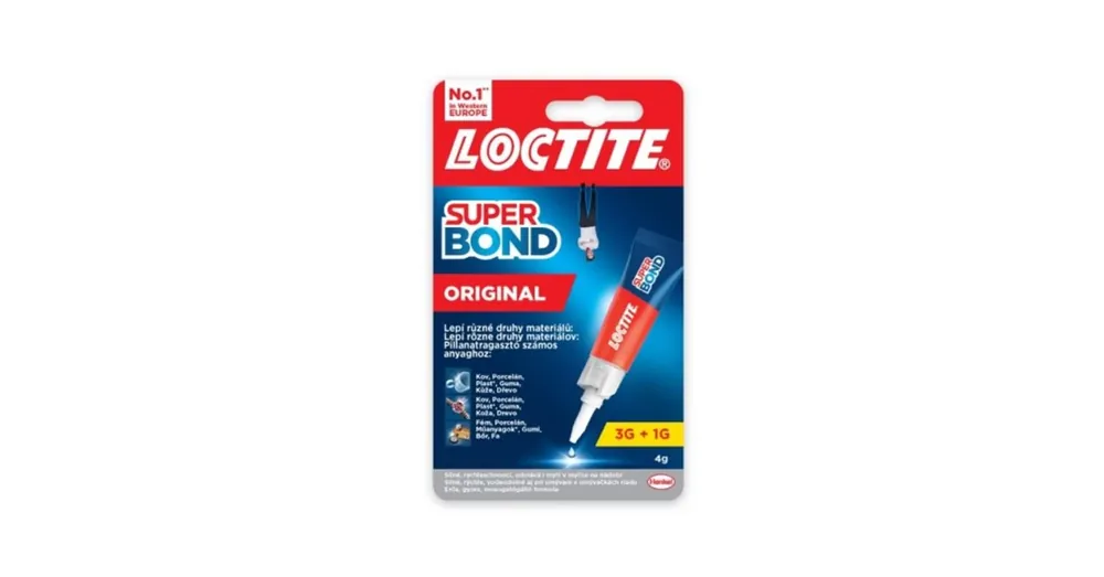 RAGASZTÓ PILLANAT 3GR+1G SUPER BOND ORIGINAL LOCTITE Csak ma