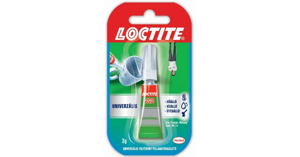 RAGASZTÓ PILLANAT 3GR SUPER BOND UNIVERSAL LOCTITE 1409560 Nézd meg most