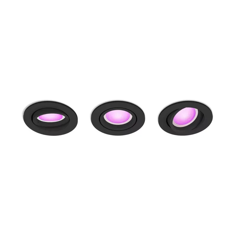 Centura Hue recessed R. black 3x4.2W Olcsó