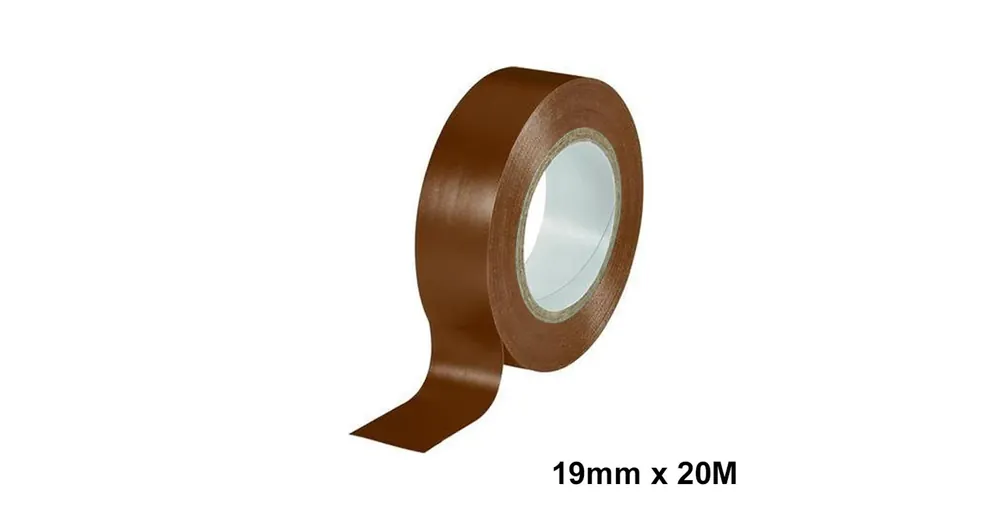 SZIGETELŐSZALAG 19mm/20FM BARNA PVC ATC Z80020 Legkelendőbb