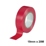 SZIGETELŐSZALAG 19mm/20FM PIROS PVC ATC Z30020 Szuper akció