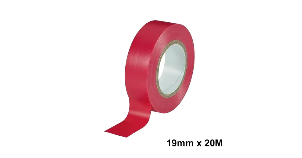 SZIGETELŐSZALAG 19mm/20FM PIROS PVC ATC Z30020 Szuper akció