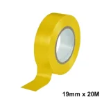 Prémium SZIGETELŐSZALAG 19mm/20FM SÁRGA PVC ATC Z60020