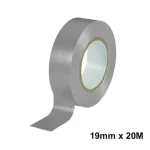 SZIGETELŐSZALAG 19mm/20FM SZÜRKE PVC ATC Z70020 Azonnal elérhető