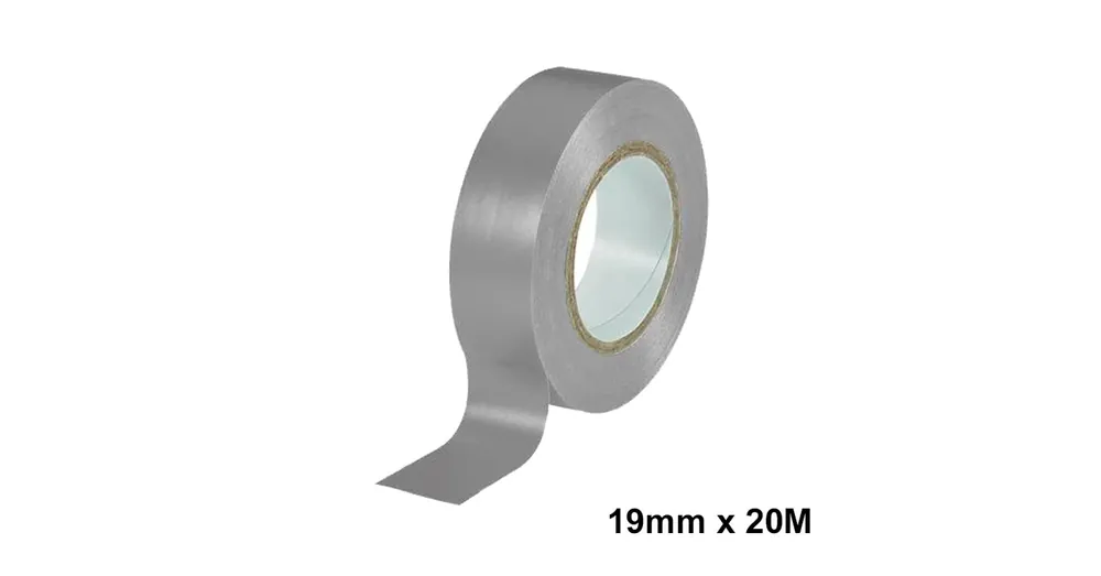 SZIGETELŐSZALAG 19mm/20FM SZÜRKE PVC ATC Z70020 Azonnal elérhető