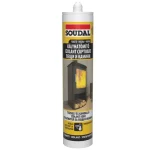 KÁLYHATÖMÍTŐ 1500°C-IG HŐÁLLÓ FEKETE 280ML SOUDAL 106649 Árengedmény