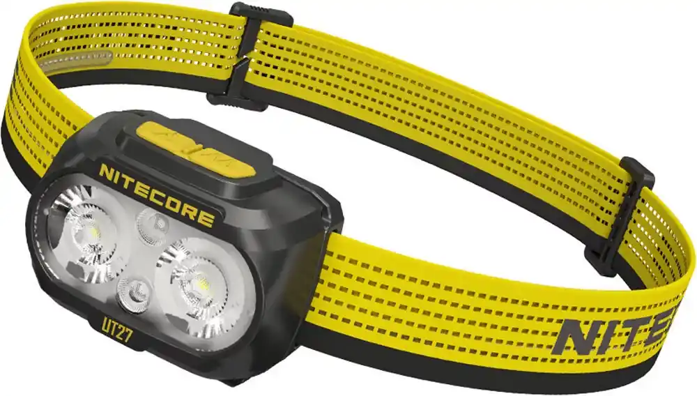 Nitecore Fejlámpa UT27 (akkumulátoros) 2x MCT UHE LED (800 lumen) Fekete Szuper akció