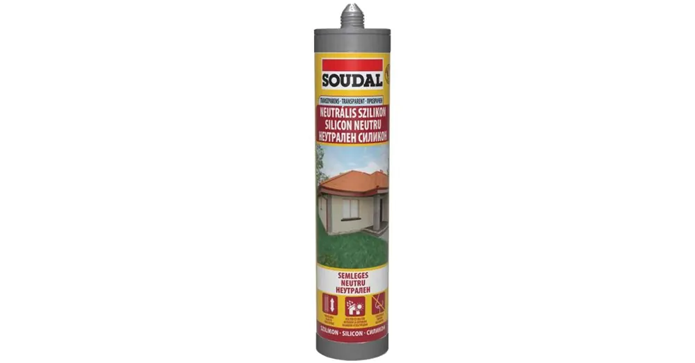 TÖMÍTŐ NEUTRÁLIS SZÍNTELEN 280ML ECETSAV NÉLKÜL OXIMOS SOUDAL 103245 Outlet