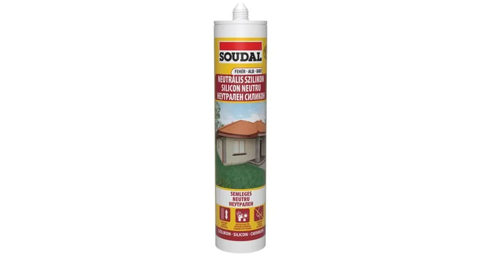 TÖMÍTŐ NEUTRÁLIS FEHÉR 280ML ECETSAV NÉLKÜL OXIMOS SOUDAL 103246 Népszerű