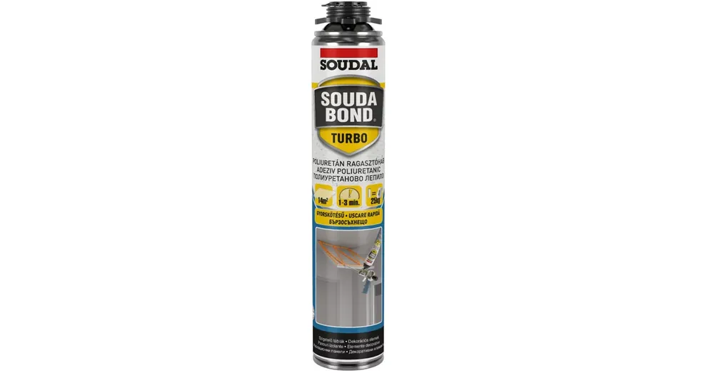 PURHAB 750ML PISZTOLYOS-GÉPI SOUDABOND TURBO GUN SOUDAL 153084 Csak ma