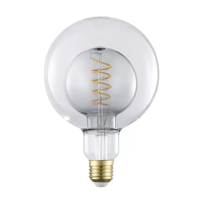 Biztonságos fizetés LED E27 G125 2W 2000K 80Lm smok@