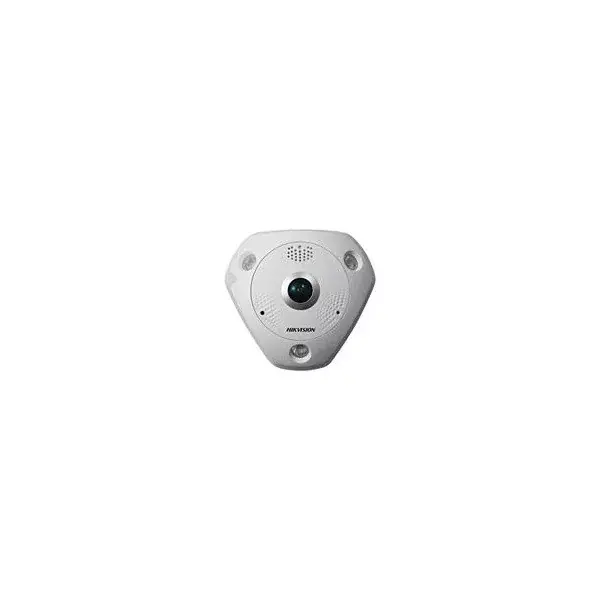 Vedd meg most Hikvision DS-2CD6332FWD-IVS fisheye dome kamera, 3MP(2048x1536), 1,19mm, IP66, D&N(ICR), 3DNR, WDR,SD,Audio,I/O,PoE,vand