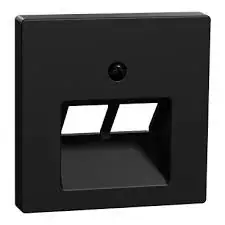 MERTEN SYSTEM-M FEDLAP 2XRJ45 FEKETE Outlet