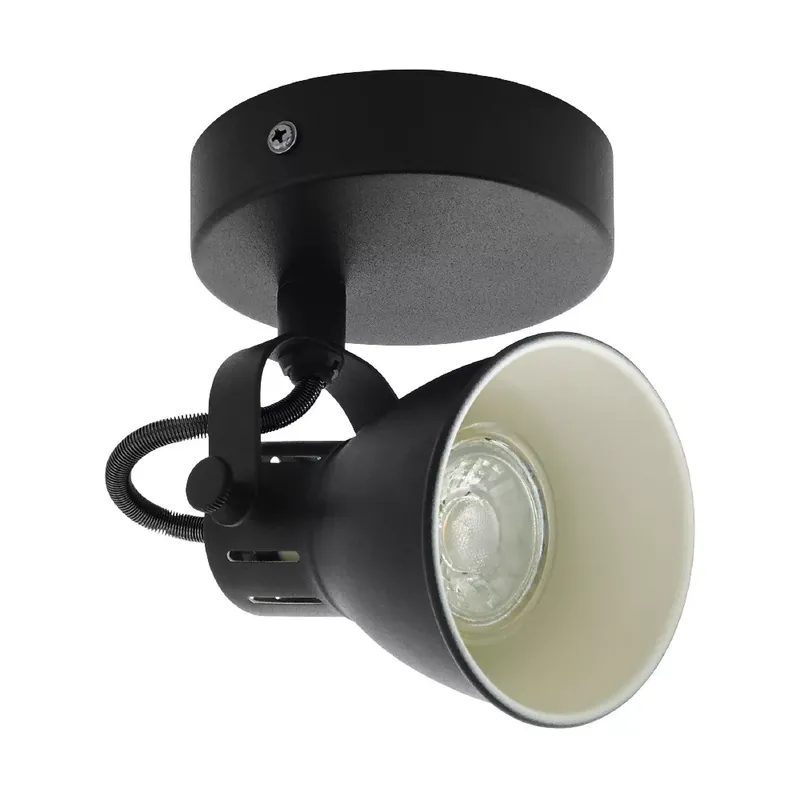 LED FALI GU10 1X3,3W FEKETE SERAS2 Népszerű