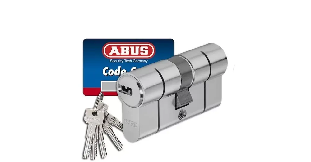 Abus biztonsági zárbetét 5 db fúrt kulccsal vészfunkciós 45+55 Akciós ár
