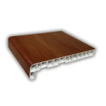 Prémium Műanyag párkány fóliázott cherry amaretto 15 cm mélységű 60 cm hosszúságú kamrás szerkezetű csak belső használatra REN F436 3043/436 3043
