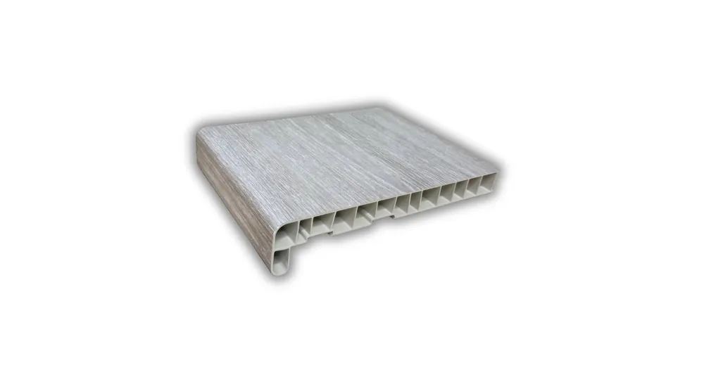 Műanyag párkány fóliázott sheffield oak light stylo 15 cm mélységű 60 cm hosszúságú kamrás szerkezetű csak belső használatra REN 456 3081/456 3081 Olcsó