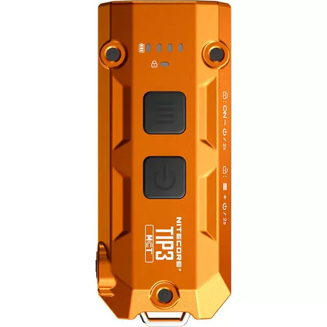 Nitecore Elemlámpa TIP3 (akkumulátoros) MCT UHE LED (720 lumen) Narancs Gyors kiszállítás