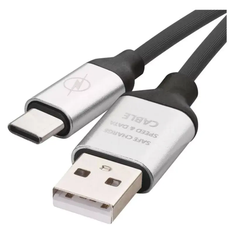 Népszerű Töltő- és adatkábel USB-A 2.0 / USB-C 2.0, 1 m, fekete