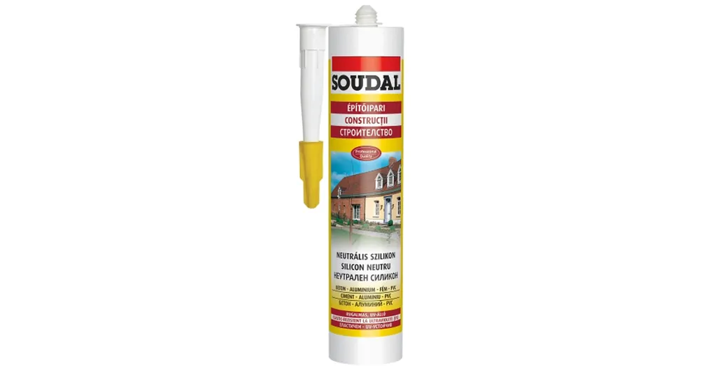 Soudal univerzális sziloplast neutrál, 280 ml fehér Ne maradj le