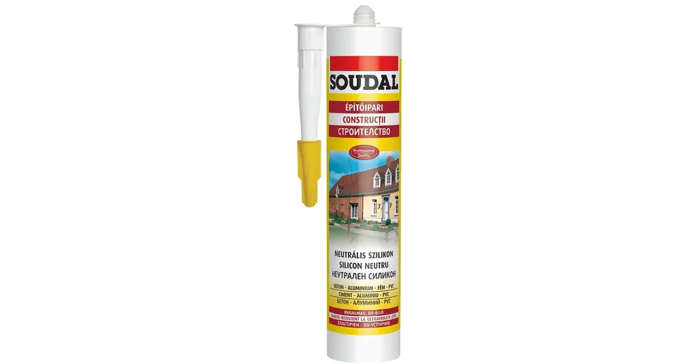 Rendeld meg most Soudal univerzális sziloplast neutrál, 280 ml színtelen