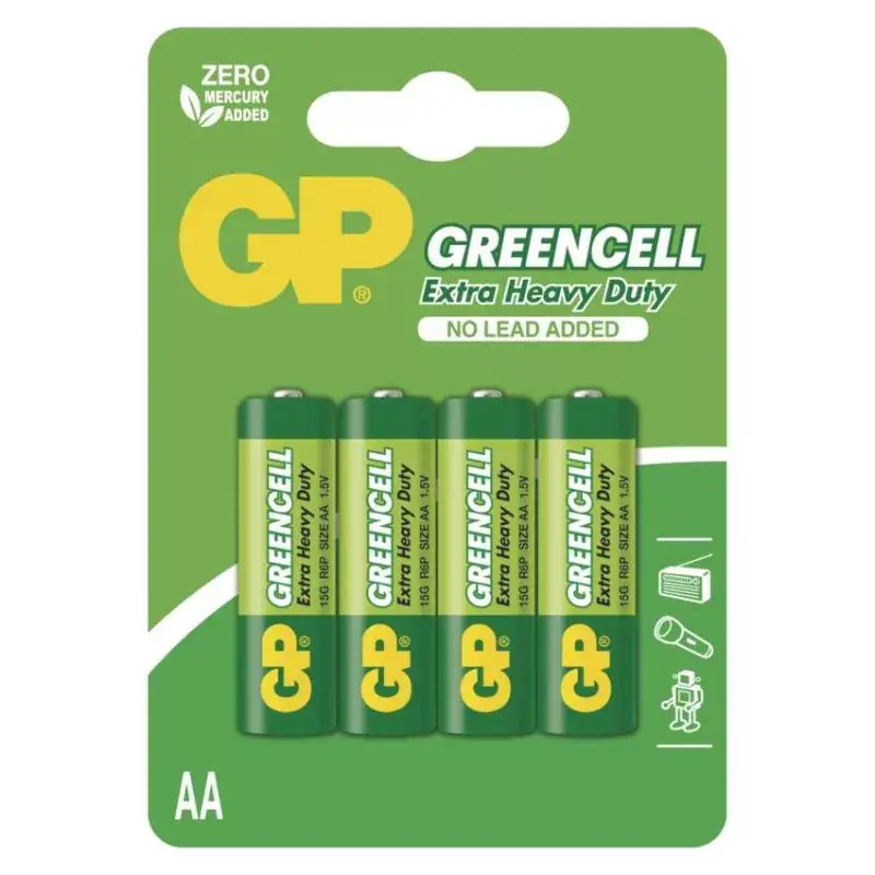 Kiárusítás GP Greencell elem AA 4db/bliszter