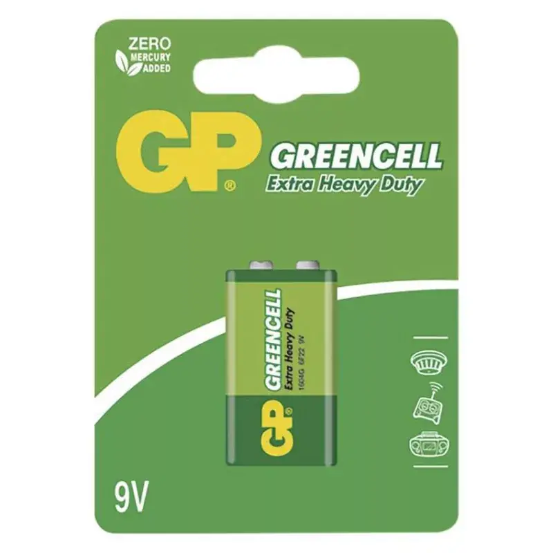 Akció GP Greencell elem 9V 1db/bliszter