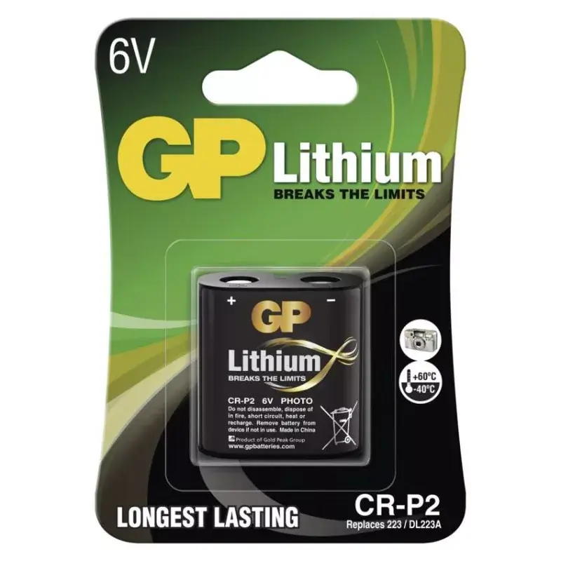 GP Lítium elem CR-P2 1db/bliszter Újdonság