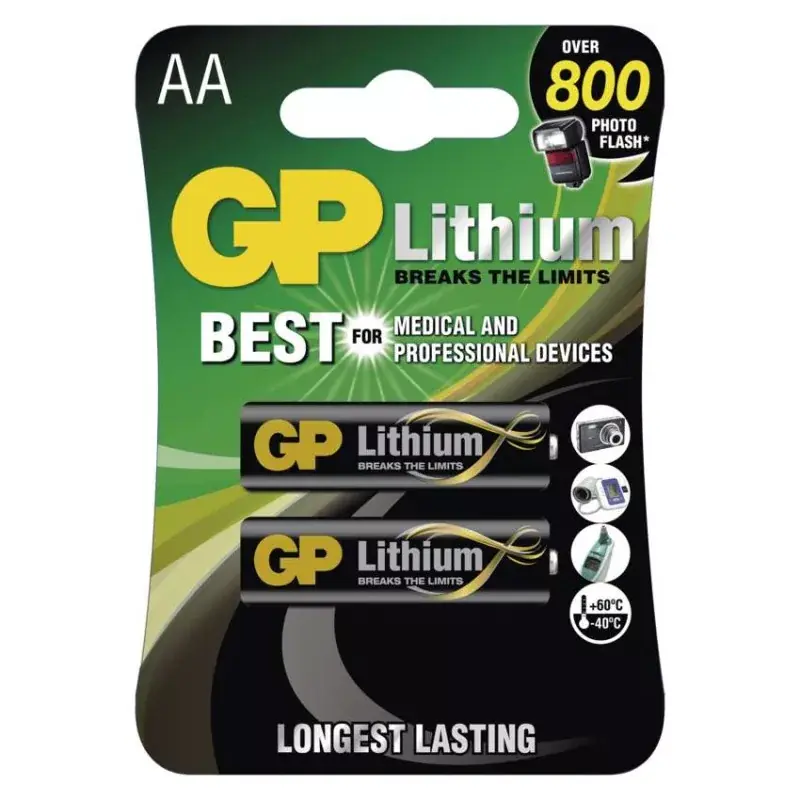 Vásárlói kedvenc GP Lítium elem AA 2db/bliszter
