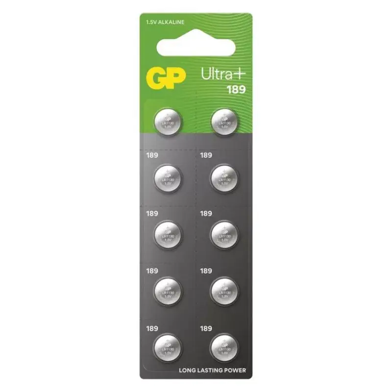GP Ultra Plus Alkáli gombelem LR54 (189F) 10db/bliszter Kedvezményes ár