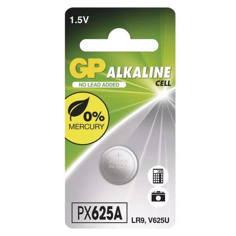 Népszerű GP Alkáli gombelem 625A 1db/bliszter