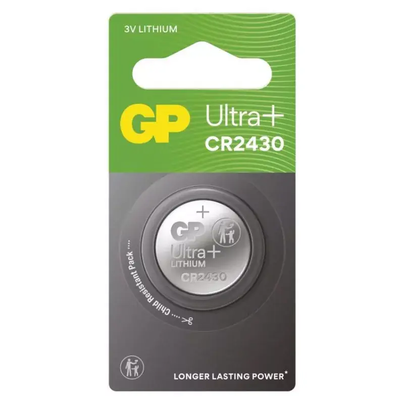 Legnépszerűbb GP Ultra plus Lítium gombelem CR2430 1db/bliszter