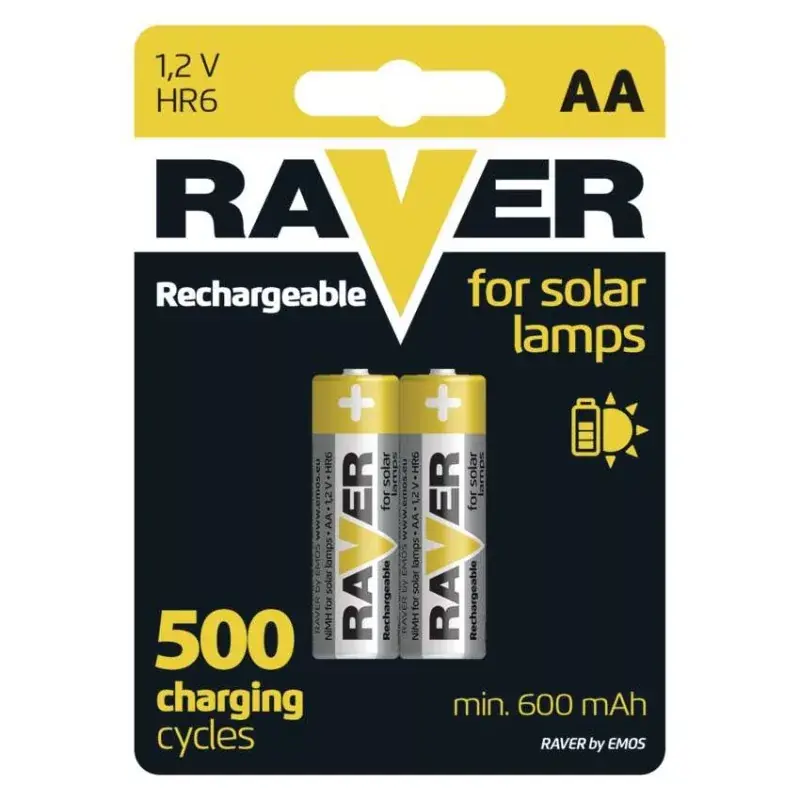 RAVER SOLAR NiMH akkumulátor HR6 (AA) 2db/bliszter Csak ma