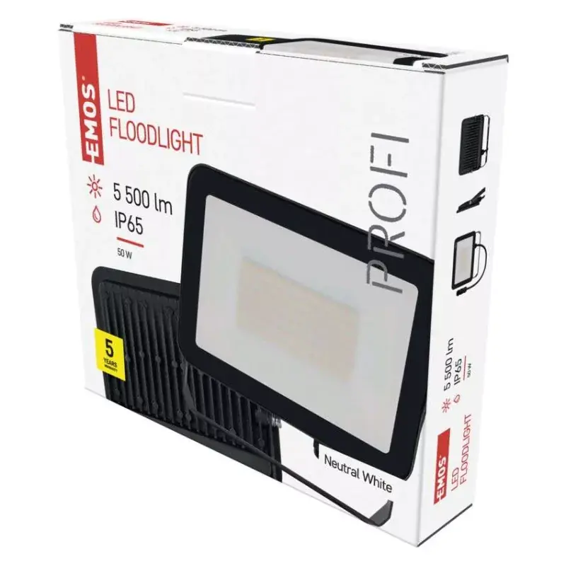 Exkluzív ajánlat EMOS LED reflektor INOVO 50W 5500lm IP65 természetes fehér