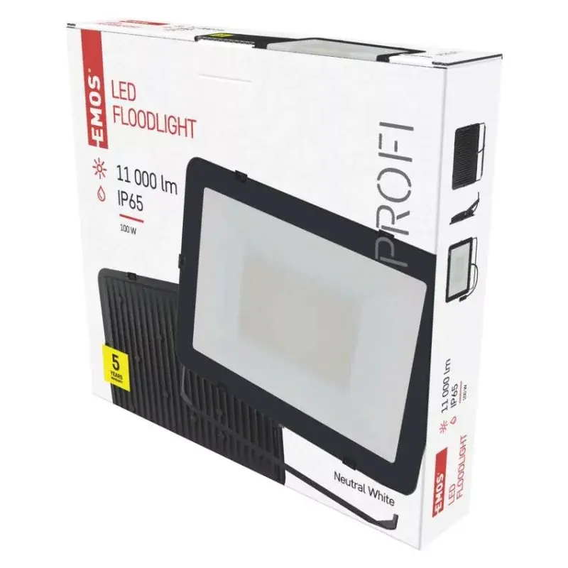 Alacsony ár EMOS LED reflektor INOVO 100W 11000lm IP65 természetes fehér