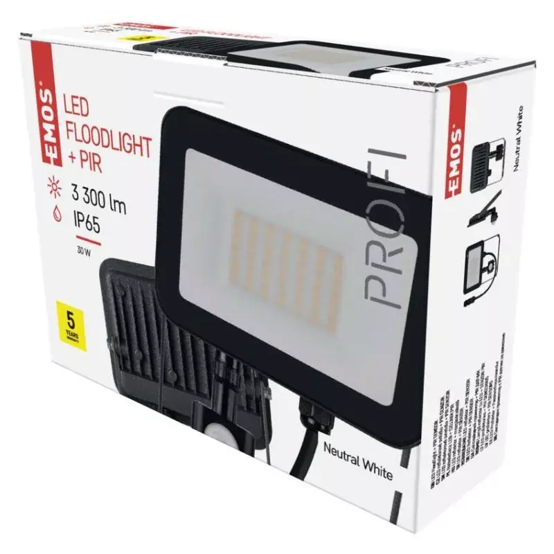 EMOS LED reflektor INOVO 30W 3300lm mozgásérzékelőve IP65 term. fehér Legjobb ár