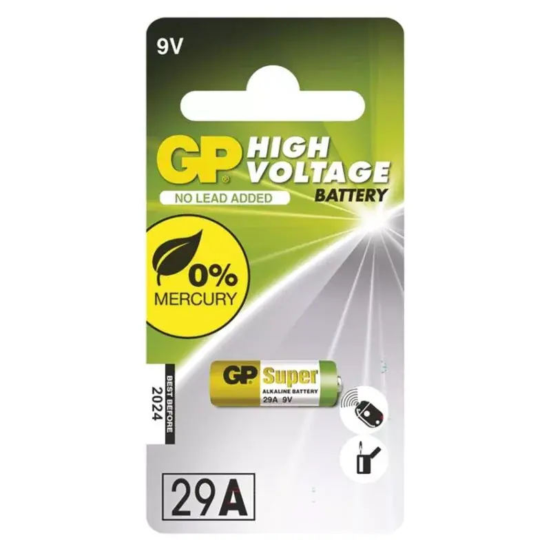 Szuper ajánlat GP Speciális Alkáli elem 29AF (A32, L822) 9 V