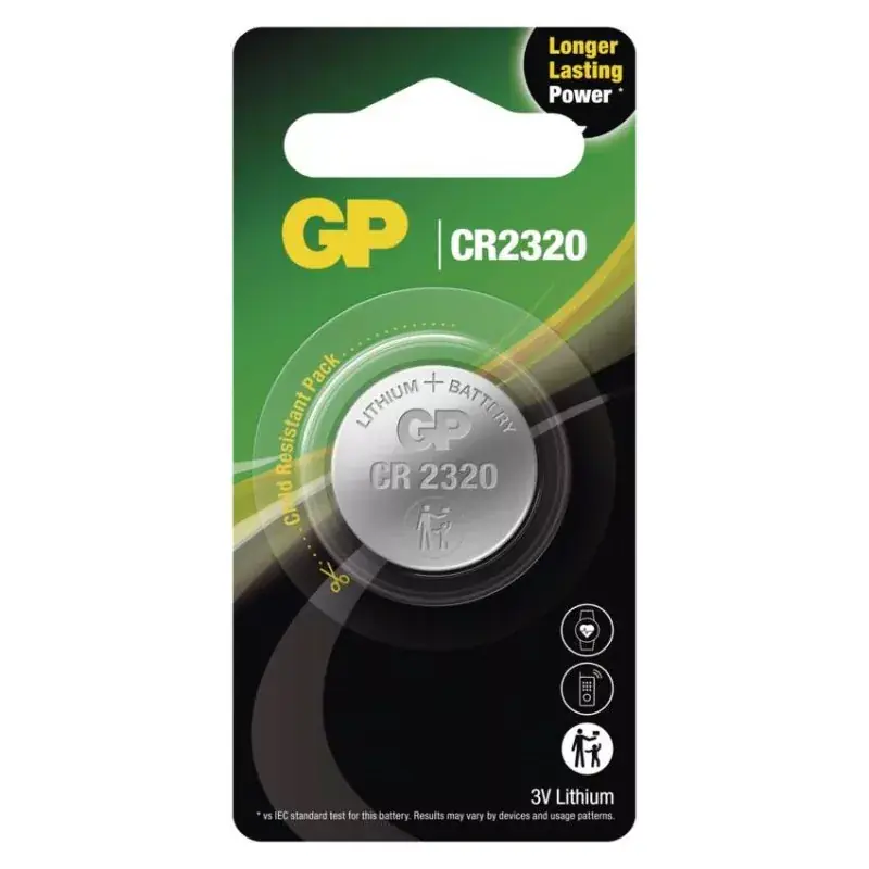 Azonnal elérhető GP Lítium gombelem CR2320 1db/bliszter
