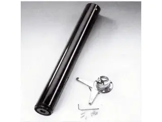 615700204 fekete fém kör asztalláb 705 mm Gyors szállítás