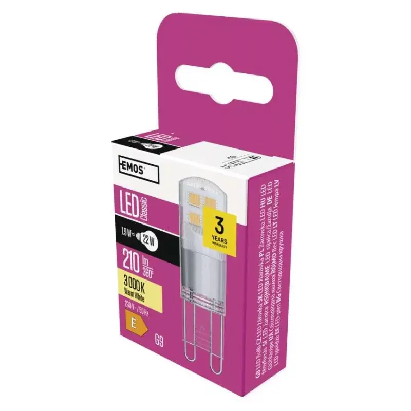 LED izzó Classic JC / G9 / 1,9 W (22 W) / 210 lm / meleg fehér Utolsó esély