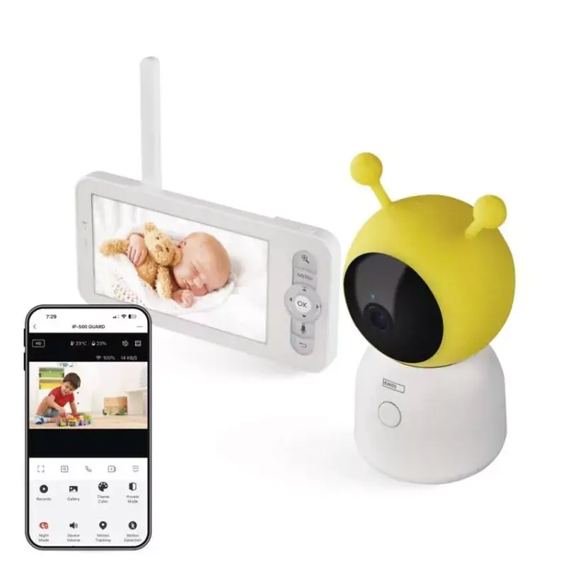 GoSmart Bébiőr monitor IP-500 GUARD képernyővel és wifivel Outlet