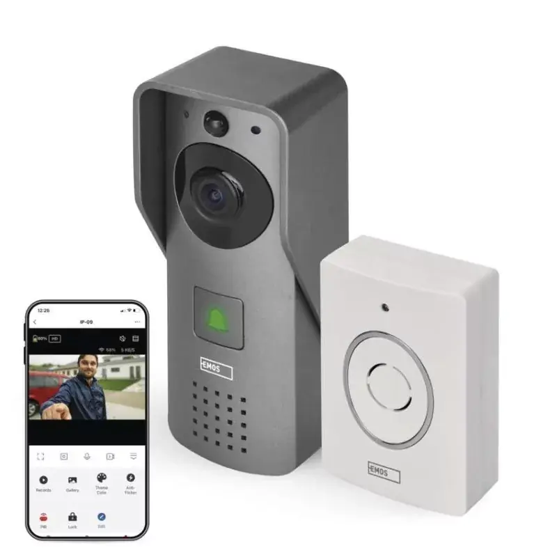 GoSmart Vezeték nélküli video kaputelefon IP-09C wifivel Akciós ár