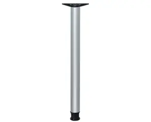 Rondella porszórt rozsdamentes acél hengeres asztalláb 710 mm Legnépszerűbb