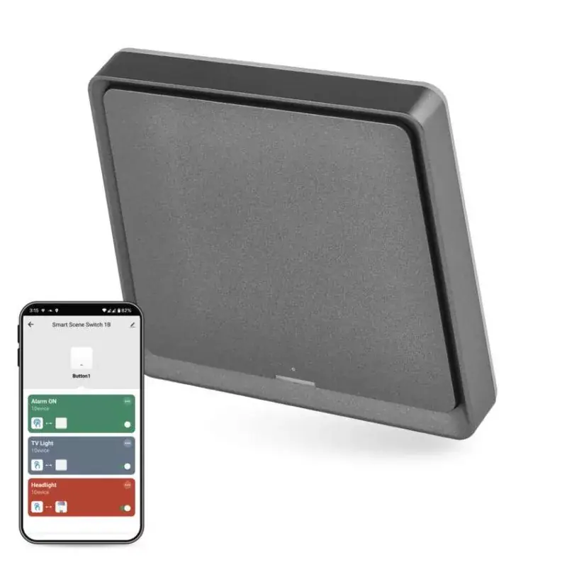 Legnépszerűbb GoSmart Okos hordozható 1 funkciós szcenárió kapcsoló IP-2001ZB, ZigBee 3.0