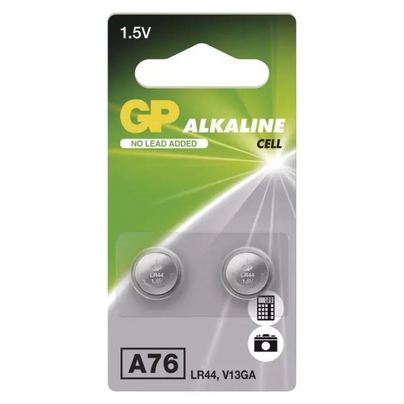 GP Alkáli gombelem LR44 (a76) 2db/bliszter Biztonságos vásárlás