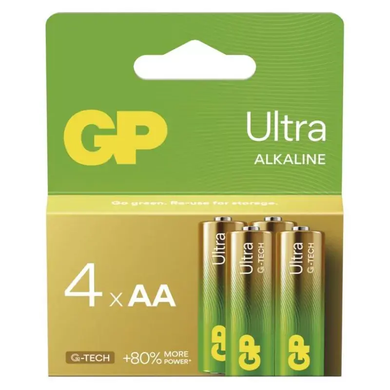 GP Ultra Alkáli elem AA 4db Biztonságos fizetés