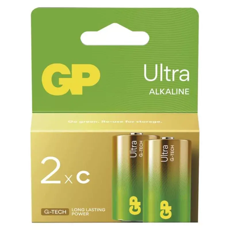 GP Ultra Alkáli elem LR14 (C) 2db Biztonságos fizetés